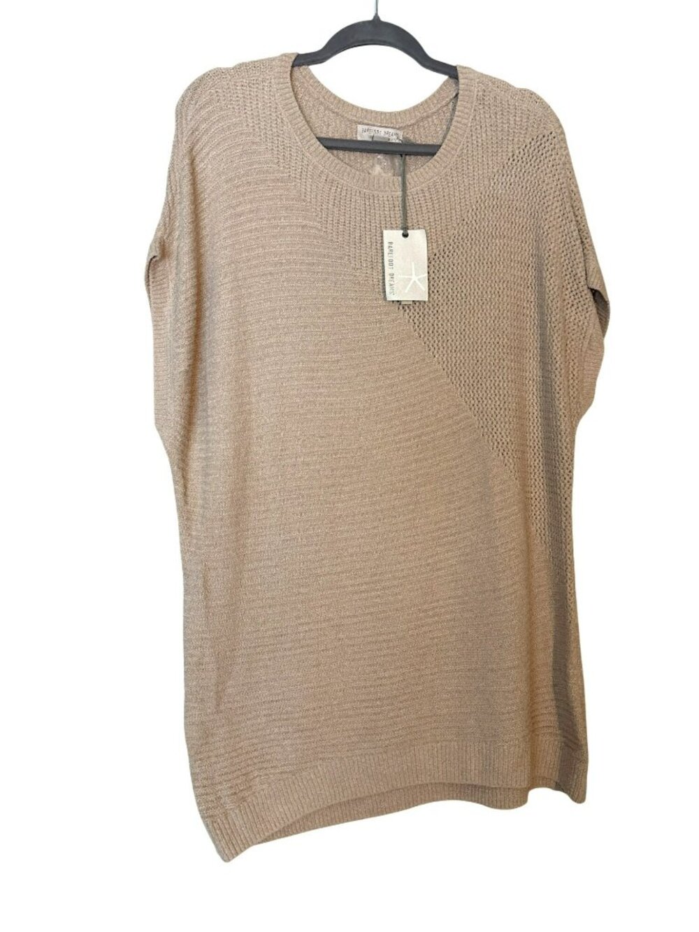 NWT Barefoot Dreams CCUL Mixed Stitch Dolman Pullover Sweater Size XL